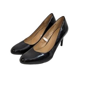 Merina Black Patent Leather Heels